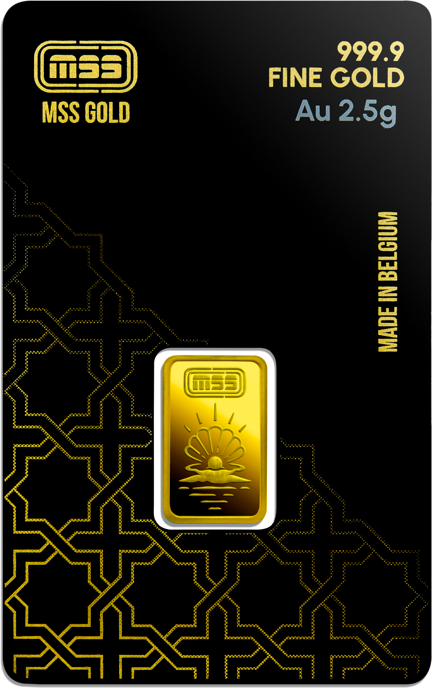 2.5 Gram Gold Bar