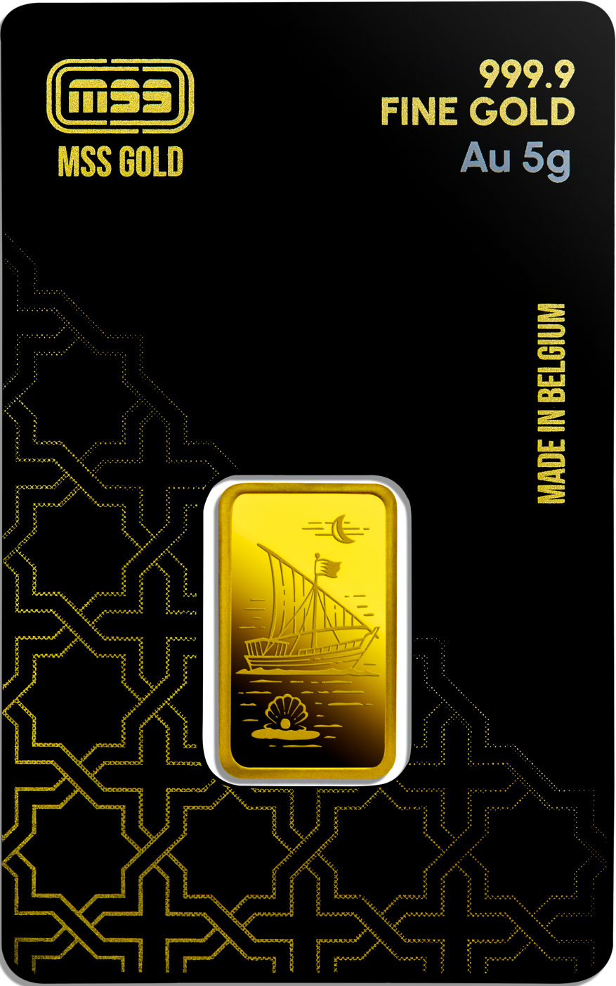 5 Gram Gold Bar