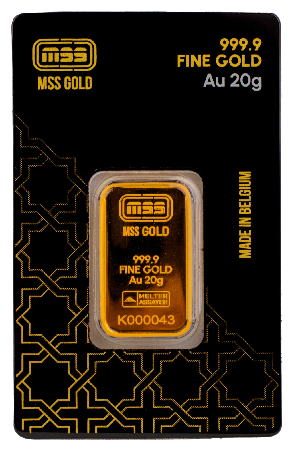 20 Gram Gold Bar