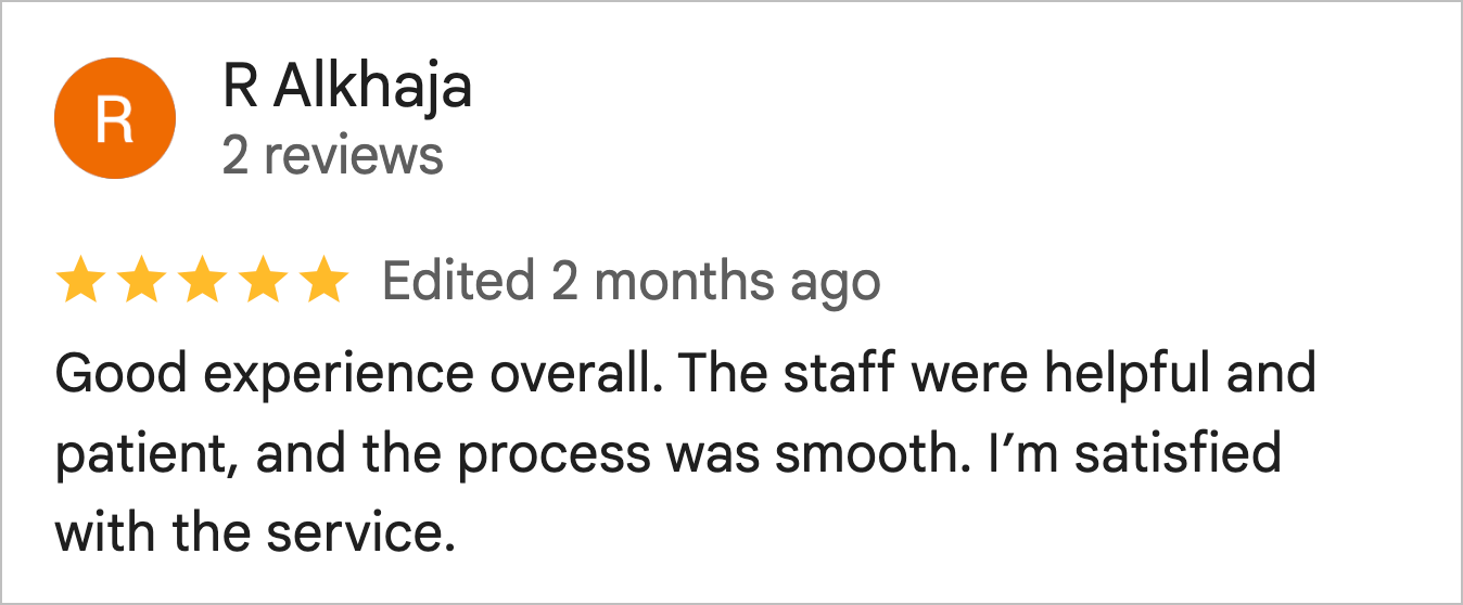 Customer Review