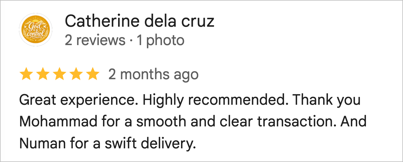 Customer Review