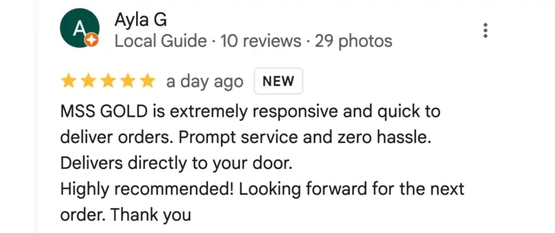 Customer Review