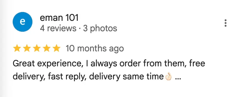 Customer Review